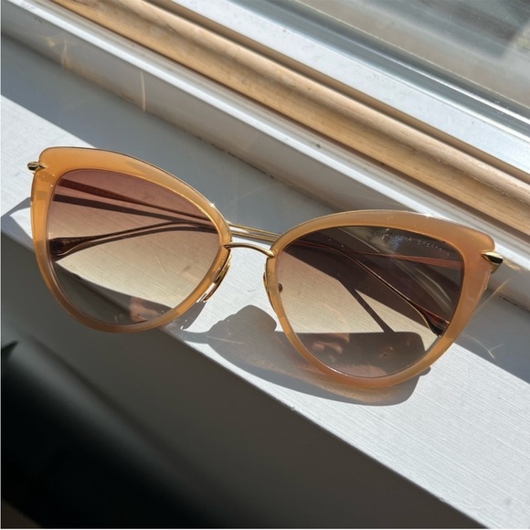 DITA HEARTBREAKER GOLD CAT EYE 22027 C - AS SEEN ON GIGI HADID main image 5